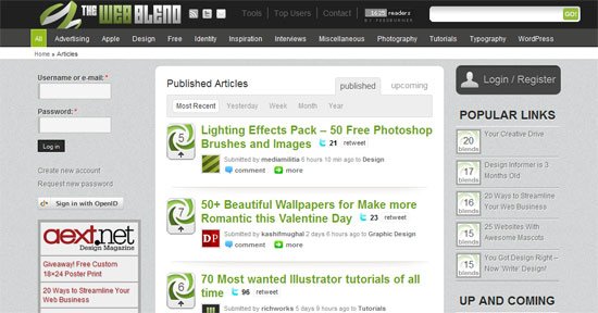 web_blend The Web Blend