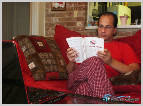 Reading Problogger book Reading Problogger book
