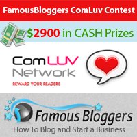 FamousBloggers ComLuv contest