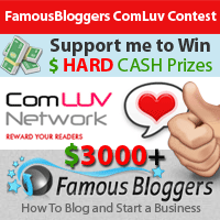 FamousBloggers ComLuv cash contest