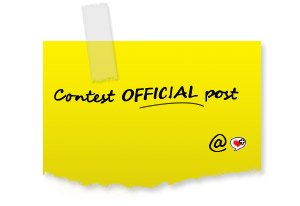 Official contest post Official contest post