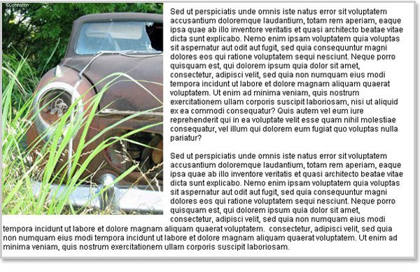 image with text