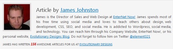 author box wordpress