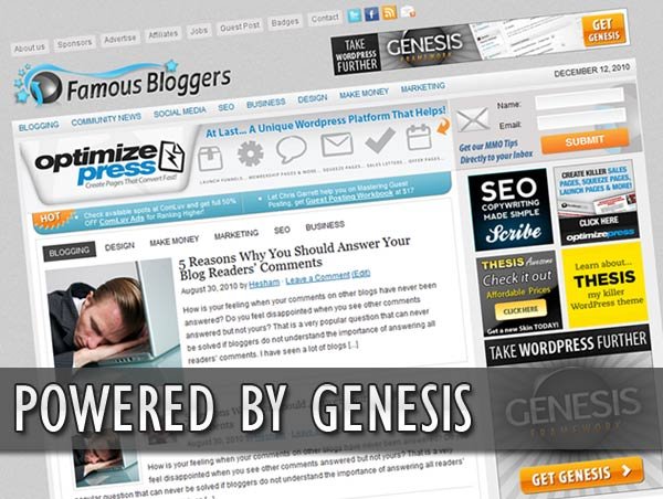 Powered by StudioPress Genesis Framework