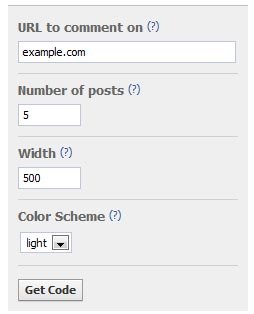 facebook comment box code