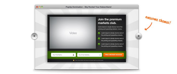 PopUp Domination 3.0 themes - PopUp Domination 3.0 Review