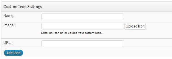 custom icon settings