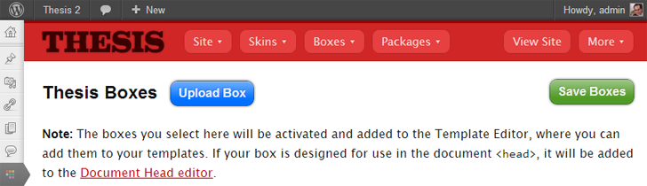 Thesis Boxes Thesis Boxes