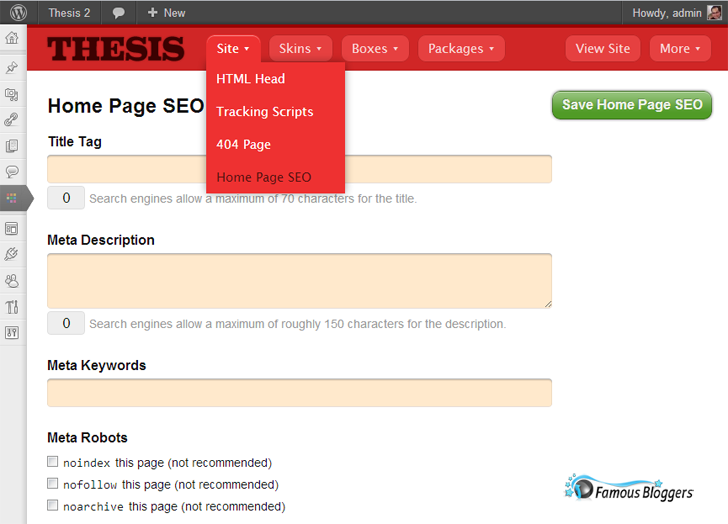 Dissertation home page