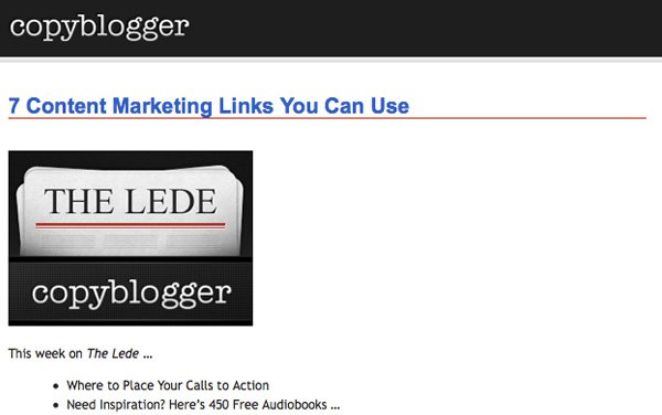 copyblogger lede