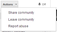 google plus communities actions notifications google plus communities actions notifications