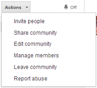 google plus community actions google plus community actions