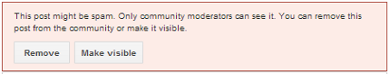 google plus community spam filters google plus community spam filters