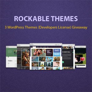 Post image for Giveaway: Win @RockableThemes ‘s Slick Professional WordPress Themes