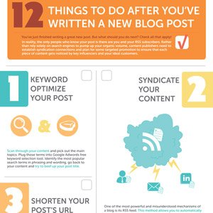 Blog Post Promotion Infographic